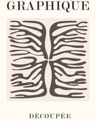 Malerifabrikken - Poster Graphique 10 - Beige - 70X100