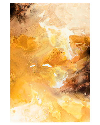 Malerifabrikken - Poster Still Water 6 - Gul - 70X100