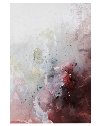 Malerifabrikken - Poster Still Water 7 - Röd - 70X100