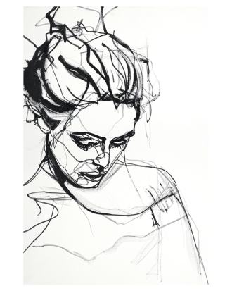 Malerifabrikken - Poster Silhouette 1 - Vit - 70X100