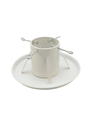 by Benson - Julgransfot Stand Deluxe - Vit