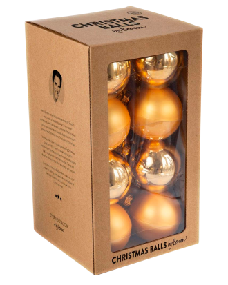 by Benson - Julgranskulor 16-pack - Guld