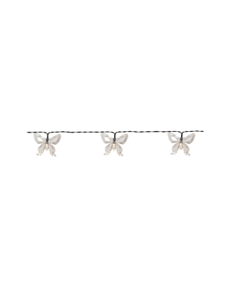 Star Trading - Solcells-ljusslinga Papillon - Transparent