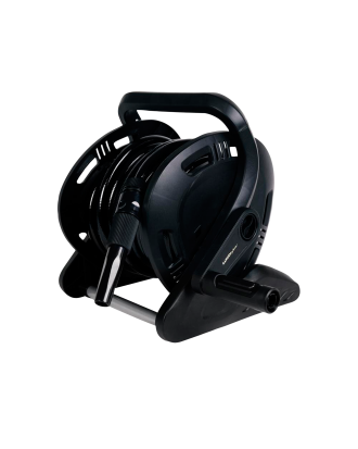 by Benson - Slangvinda + Trädgårdsslang 15m - Svart