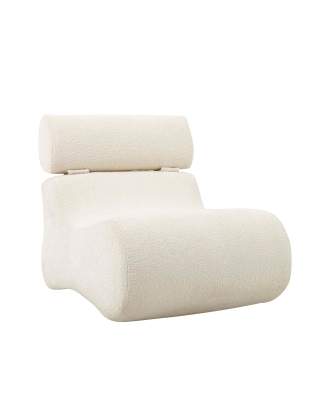 Kave Home - Fåtölj Club - Vit