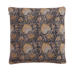 Chamois - Kuddfodral i linne Oriental - Blå - 50X50