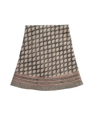 Chamois - Linneduk Cypress Rund - Blå - 220X220