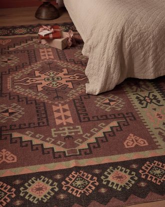 Ellos - Bomullsmatta Hubli - Brun - 80X250