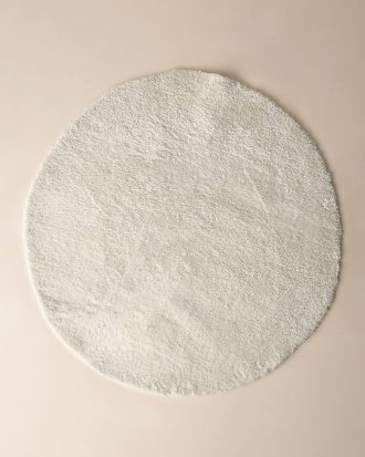 &Home - Ryamatta Lugo Round - Vit - 200