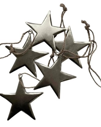 by Benson - Juldekoration Fallande Stjärnor 8-pack - Silver