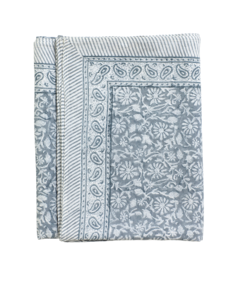 Chamois - Linneduk Margerita - Blå - 170X270