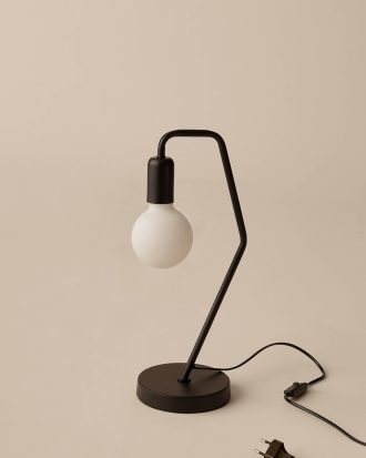 &Home - Bordslampa John - Svart
