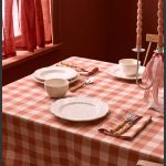 Ellos - Linneduk Eva - Röd - 145X250