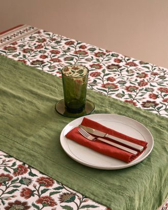 Ellos - Löpare Malva Christmas Edition - Grön - 45X150