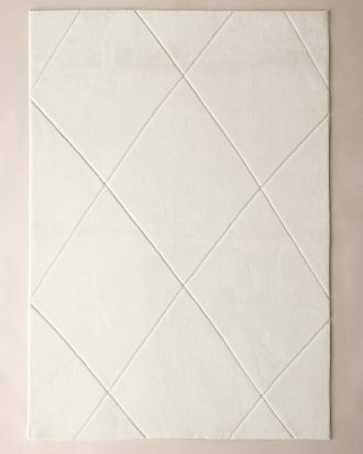 &Home - Matta Paterna - Vit - 200X300