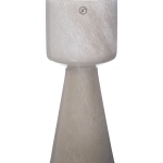 ERNST - Lökvas/Ljuslykta Ø 8 cm, h 20 cm - Beige