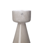 ERNST - Lökvas/Ljuslykta Ø 8 cm, h 15 cm - Beige