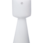 ERNST - Lökvas/Ljuslykta Ø 8 cm, h 20 cm - Vit