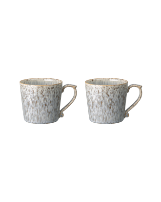 Denby - Mugg Halo Heritage Speckle 39 cl 2-pack - Grå