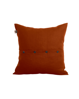 Lovely Linen - Kuddfodral Classic - Orange - 50X50