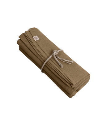 Lovely Linen - Duk Classic - Brun - 150X380