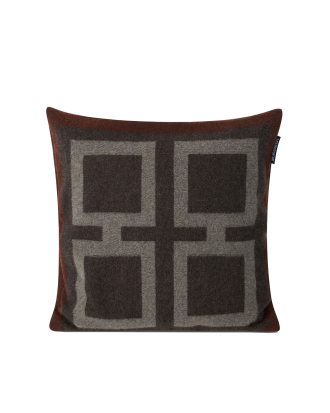 Lexington - Kuddfodral Graphic Recycled Wool Pillow Cover - Grå - 50X50