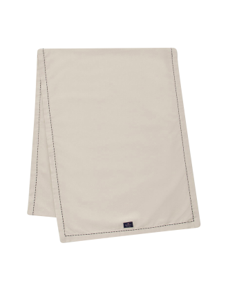 Lexington - Löpare Organic Cotton Oxford Runner with Heavy Stitches - Beige - 50X250
