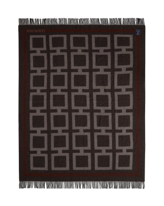 Lexington - Pläd Graphic Recycled Wool Throw - Grå - 130X170