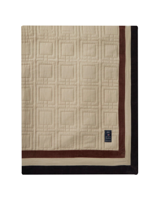 Lexington - Överkast Graphic Quilted Organic Cotton Bedspread - Beige - 260X240