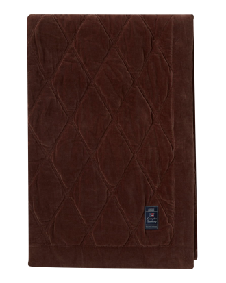 Lexington - Överkast Quilted Organic Cotton Velvet Bedspread - Brun - 260X240