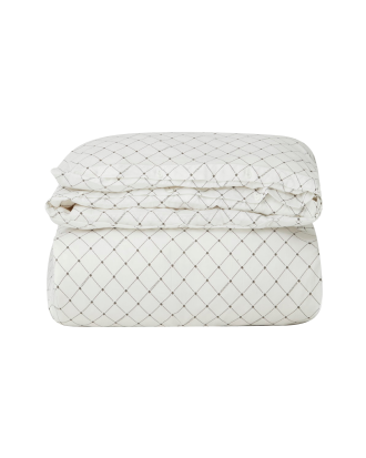 Lexington - Påslakan Signature Star Sateen Duvet Cover - Vit - 220X220