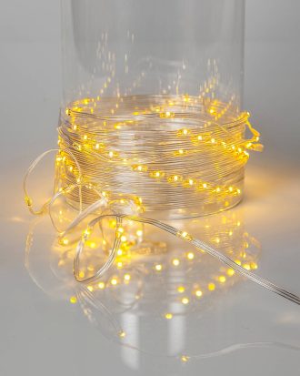 Star Trading - Ljusslinga Dew Drop Micro 1500 cm - Transparent