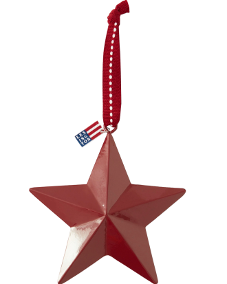 Lexington - Julstjärna Metal Star 12x12cm - Röd
