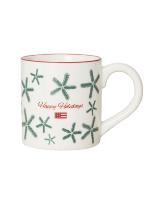 Lexington - Mugg Happy Holidays Stoneware Mug - Vit