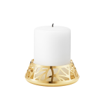 Georg Jensen - Ljusstake CC 2023 Pillar Candleholder 18 KT Gold Plated - Guld