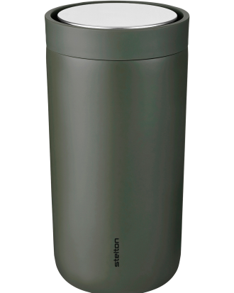 Stelton - Vakuumisolerad mugg To Go Click 200 ml - Grön