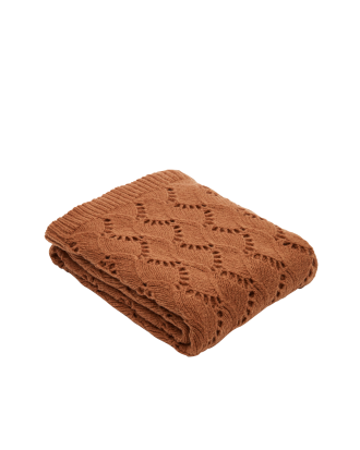 Kave Home - Pläd Messias 2-pack - Brun - 130X170