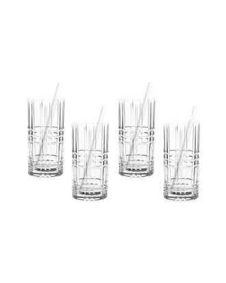 Nachtmann - Longdrinkglas med sugrör Tastes Good 44