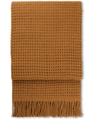 Elvang Basket Pläd 130x200 Cm - Plädar & Filtar Återvunnen Ull Camel