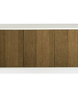 Englesson Line Burned Walnut Skänk Med 3 Dörrar - Skänkar & Sideboards Ekfanér Vit