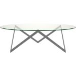 Englesson Sirius Soffbord Ø120x38 Cm - Soffbord Härdat Glas Silver Grey