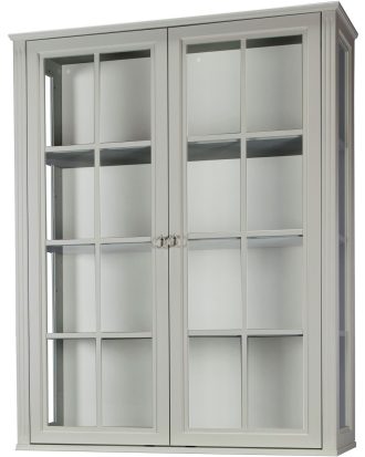 Englesson Stockholm 2.0 Vitrin Överskåp 99x34x124 - Skåp & Vitrinskåp Furu Grå