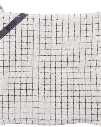 Ernst Grytlapp Rutig 25x25 Cm Natur/svart - Grytlappar & Grytvantar Bomull Natural