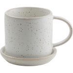 Ernst Kopp Med Fat 7 Cm /prickig - Kaffekoppar Stengods Vit