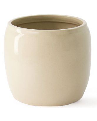 Ernst Kruka Glaserad Ø22,5 Cm - Krukor Stengods Beige