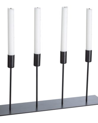 Ernst Ljusstake 42 Cm - Ljusstakar Metall Svart