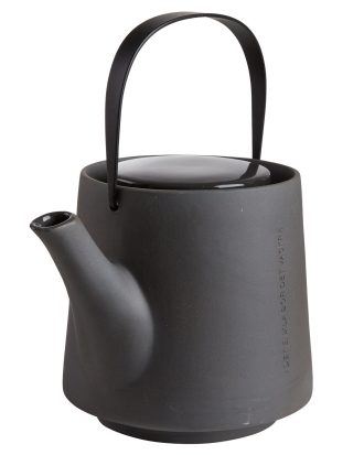 Ernst Tekanna - Tebryggare & Tekannor Stengods Mörkgrå
