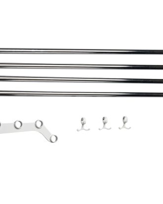 Essem Design Nostalgi 291 Påbyggnadsdel Till Hatthylla Vit / - Hatthyllor Återvunnen Aluminium Krom