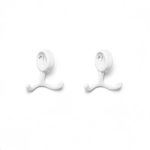 Essem Design Nostalgi Ankarkrokar 2-pack - Krokar & Galgar Aluminium Vit