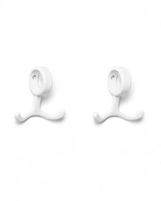 Essem Design Nostalgi Ankarkrokar 2-pack - Krokar & Galgar Aluminium Vit